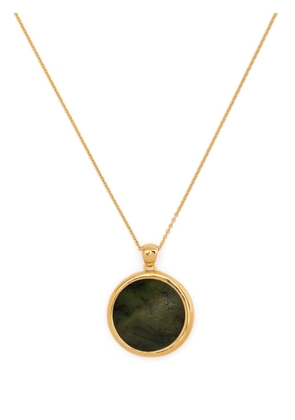Sophie Buhai 18kt recycled gold vermeil Deren jade pendant necklace