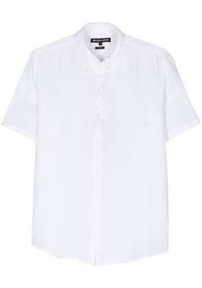 Michael Kors short-sleeve linen shirt - White