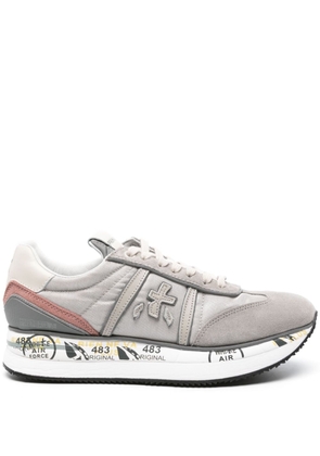 Premiata Conny panelled suede sneakers - Grey