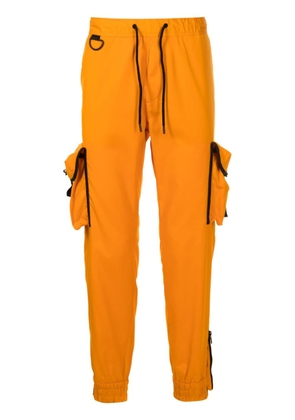 BOSS x Khaby contrasting-trim track pants - Orange