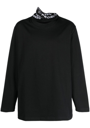 Y/Project Evergreen triple-collar cotton T-shirt - Black