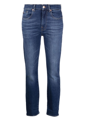 7 For All Mankind low-rise skinny jeans - Blue