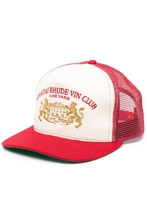 RHUDE Cellier embroidered trucket hat
