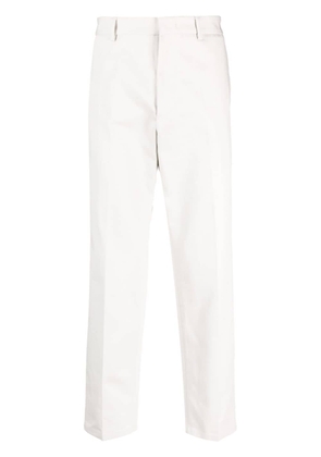 Jil Sander low-rise cotton chino trousers - Grey