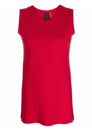 Norma Kamali round neck tank top - Red