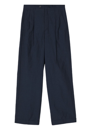 A.P.C. pleated straight trousers - Blue