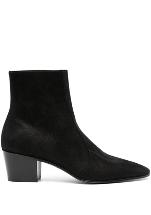Saint Laurent Vassili 65mm leather boots - Black