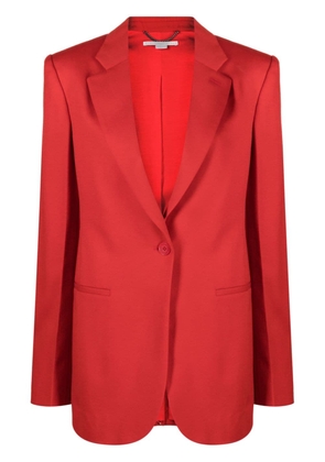 Stella McCartney single-breast wool blazer - Red