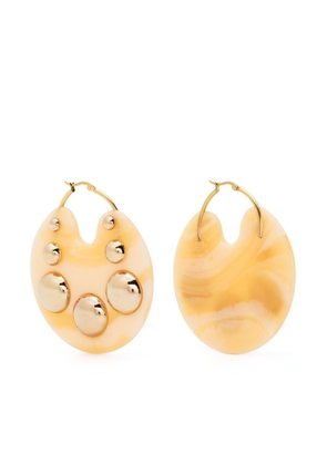 La DoubleJ Hathor studded earrings - Neutrals