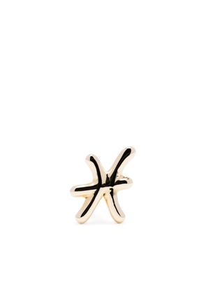 THE ALKEMISTRY 18kt yellow gold Pisces stud earring