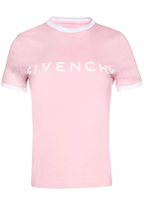 Givenchy Ringer logo-print cotton T-shirt - Pink