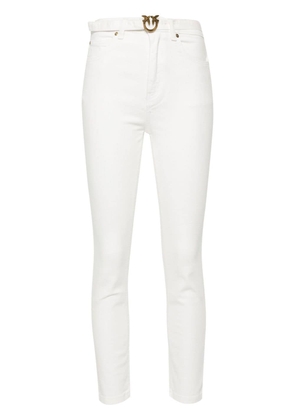 PINKO Susan high-waisted jeans - White