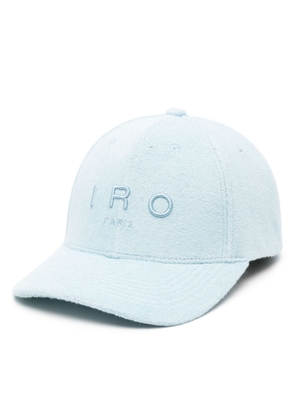 IRO logo-embroidered terry-cloth cap - Blue