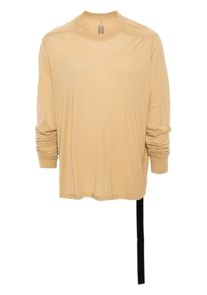 Rick Owens DRKSHDW long sleeve cotton T-shirt - Yellow