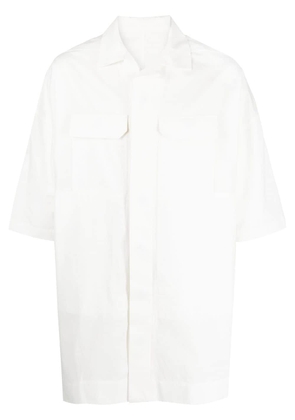 Rick Owens flap-pockets cotton shirt - White