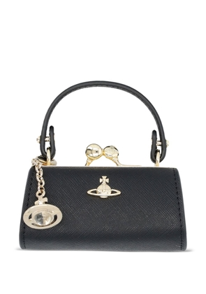 Vivienne Westwood Doll logo-plaque mini purse - Black