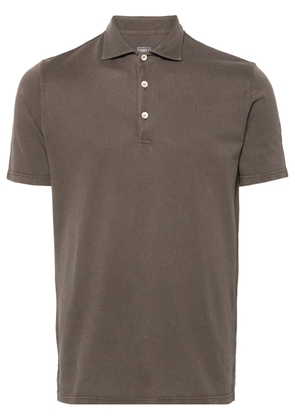 Fedeli cotton polo shirt - Brown
