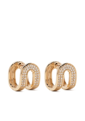 Dana Rebecca Designs 14kt yellow gold Nana Bernice Reversible Huggies diamond earrings