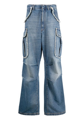 DARKPARK low-rise wide-leg jeans - Blue