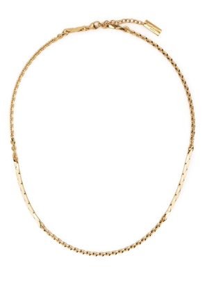 Saint Laurent mix chain-link necklace - Gold