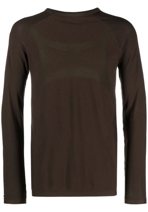 ROA seamless long-sleeve T-shirt - Brown