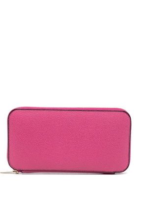 Valextra zipped continental wallet - Pink