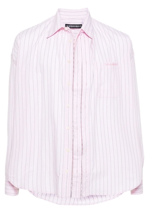 Y/Project striped cotton shirt - Pink