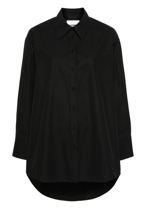 Jil Sander cut-out cotton shirt - Black
