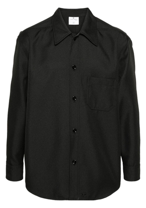 Courrèges Retro Twill shirt - Black