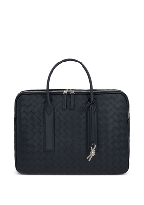 Bottega Veneta Intrecciato zipped two-way briefcase - Black