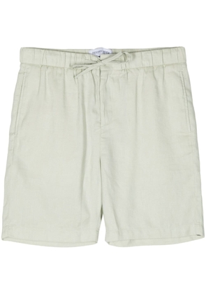 Frescobol Carioca Felipe cotton-linen shorts - Green