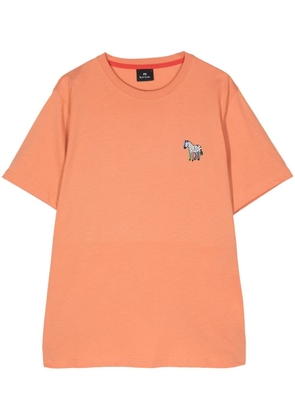 PS Paul Smith 3D Zebra-print organic-cotton T-shirt - Orange