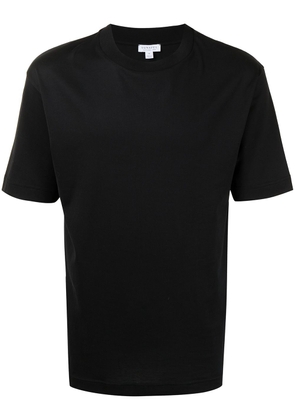 Sunspel mock neck T-shirt - Black