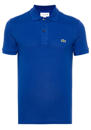 Lacoste logo-patch cotton polo shirt - Blue
