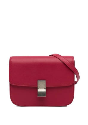 Céline Pre-Owned 2017 Medium Classic Box shoulder bag - Red