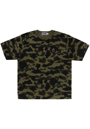 A BATHING APE® embroidered-logo cotton t-shirt - Green