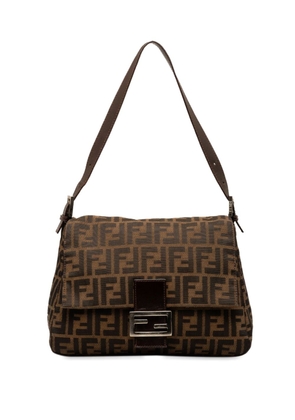 Fendi Pre-Owned 20th Century Zucca Canvas Mamma Forever shoulder bag - Brown