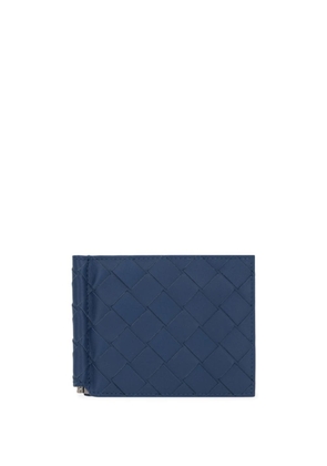 Bottega Veneta Intrecciato leather wallet - Blue