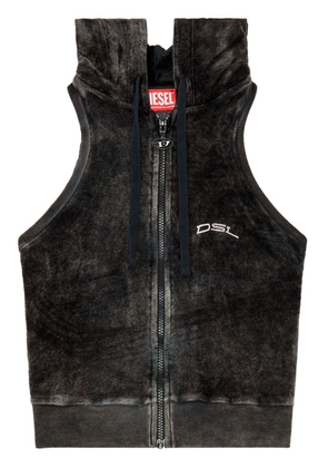 Diesel T-Crity-N1 logo-embellished hoodie - Black