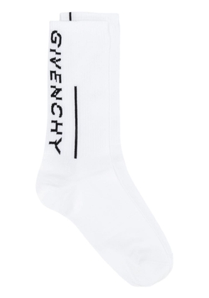 Givenchy intarsia-logo ankle socks - White