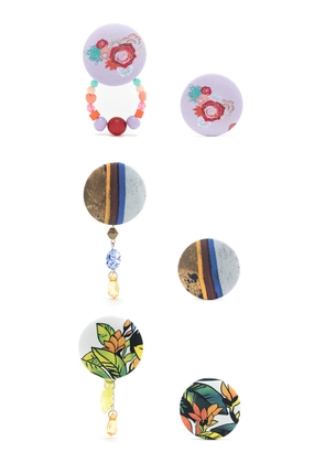 Amir Slama 3 pair earring set - Multicolour