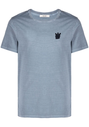 Zadig&Voltaire logo-patch short-sleeve T-shirt - Blue