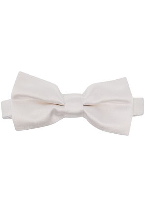 Givenchy silk clip-on bow tie - White