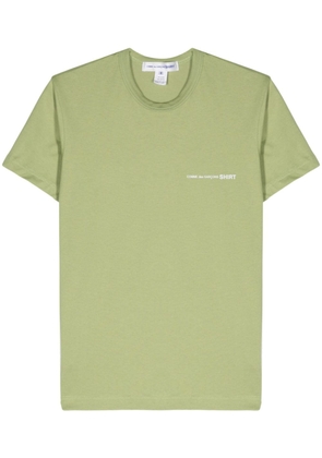 Comme Des Garçons Shirt logo-print cotton T-shirt - Green