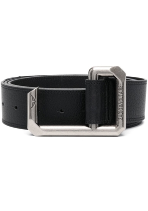 Zadig&Voltaire logo buckle belt - Black