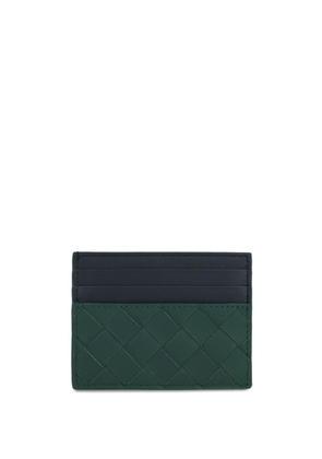 Bottega Veneta Intrecciato leather cardholder - Green