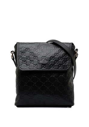 Gucci Pre-Owned 2000-2015 Guccissima crossbody bag - Black