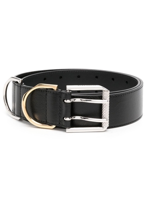 Givenchy logo-debossed leather belt - Black