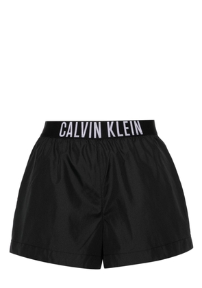 Calvin Klein logo-waistband swim shorts - Black