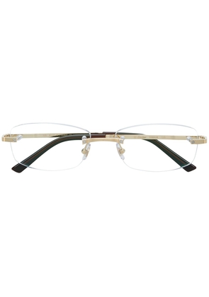 Cartier Eyewear frameless square glasses - White
